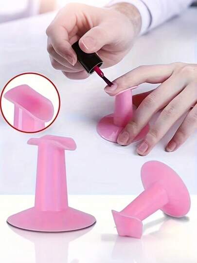 1 cái giá đỡ ngón tay, giá đỡ tay chống rung, thích hợp cho việc tự làm móng, dụng cụ luyện tập nghệ thuật làm móng.