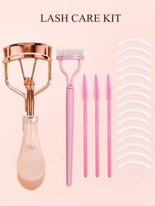 Set Alat Bulu Mata 20pcs/Set, Termasuk Penjepit Bulu Mata, Bantalan Karet Pengganti, Sisir Pemisah Bulu Mata, Sikat Bulu Mata, Mengeriting Bulu Mata, Terjangkau, Cocok untuk Perjalanan, Hadiah untuk Wanita, Perlengkapan Liburan, Kado Liburan - MultiWarna - View 9