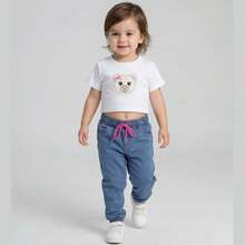 Young Girls Jeans - 淺藍色 - 查看 4