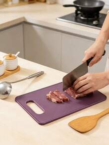 3pcs Kitchen Plastic Cutting Boards, Soft Cutting Mats, 100% Non-Slip Chopping Boards For Meat And Vegetables, Dishwasher - Multicolor - View 13