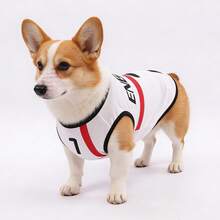 Pet Football Team Dog Vest, Summer Thin Clothes For Teddy Pomeranian Bichon Puppy Cats, Breathable Pet Apparel - 美國 - 查看 3