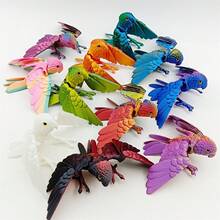 Sản phẩm mới: Tượng chim vẹt in 3D tinh xảo, kết cấu tỉ mỉ, mô phỏng thú cưng sống động như thật, nhẹ, bền, không phai màu, không biến dạng, thích hợp để trang trí bàn làm việc, mô hình thu nhỏ, tiểu cảnh, vật trang trí nhà cửa và quà tặng lý tưởng - Hoàn hảo cho sinh nhật, Giáng sinh, Lễ Phục sinh, Năm mới, Ngày Valentine. - Nhiều màu - Xem 3