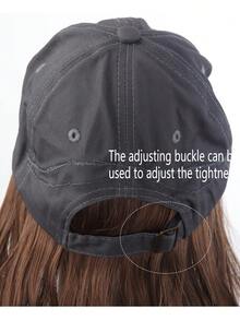 女士/女孩卷发髻发片，合成纤维蓬松卷发髻发片，厚实凌乱发髻发圈，波浪蓬松大发髻发片，短款合成马尾发片 - 彩色 - 查看 4