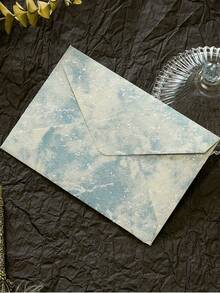 1pc Social Letter Mailing, Letterhead, Envelope - Apricot Yellow - View 3