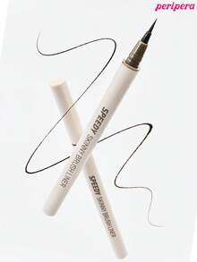Peripera 速效纤细眼线液笔，液体眼线笔，防晕染、防水、防汗，日常妆容 - #02 Taupe Brown - 查看 6