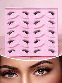 10 Pairs Fluffy Natural-Looking Eyelashes, High Volume, Easy To Apply - View 2