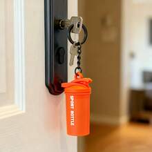 1/5pcs Sports Themed Shaker Bottle Shaped Keychain, Fitness Scene And Outdoor Leisure Keychain, Suitable For Matching Clothes, Bags And Car Keys, Perfect Gift Keychain, Couples Keychain, Holiday Gift, Party Favor - Sports Water Bottle - View 4