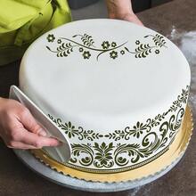 Cake Stencils Decorating For BaFKing - 12 Pcs Reusable Floral Border Stencils, Mexican Art Flower Lace Stencil, Buttercream Templates For Painting On Wood Crafts - Ornatecake - View 8