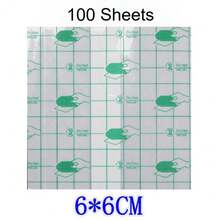 50/100Sheets Waterproof Transparent Adhesive, Wound Dressing Tape Fixer Plaster Stretch Fixation Tape Tattoo Aftercare Bandage - Multicolor - View 10