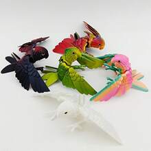 Sản phẩm mới: Tượng chim vẹt in 3D tinh xảo, kết cấu tỉ mỉ, mô phỏng thú cưng sống động như thật, nhẹ, bền, không phai màu, không biến dạng, thích hợp để trang trí bàn làm việc, mô hình thu nhỏ, tiểu cảnh, vật trang trí nhà cửa và quà tặng lý tưởng - Hoàn hảo cho sinh nhật, Giáng sinh, Lễ Phục sinh, Năm mới, Ngày Valentine. - Nhiều màu - Xem 4
