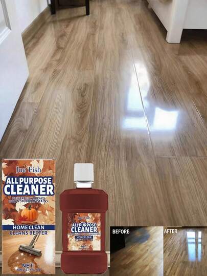 JUE FISH Upgraded Multi-Purpose Cleaner, Gently Removes Dirt, Suitable For Cleaning Hardwood Floors And Tiles, Leaves A Fresh Scent. Effectively Removes Dust, Grease And Stains, Applicable For Kitchen, Bathroom And Outdoor Use. A Convenient Multi-Purpose Gift For Family And Friends, Ideal For Holiday Gifting. (Random Shipment Of New And Old Versions.)