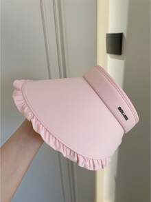 Japanese Sweet Lace Chiffon Wide Brim Hat, Protects Against Sun And UV Rays, Helps Make Face Look Smaller, New Style Ladies Sun Hat - One Size Fits All - View 6