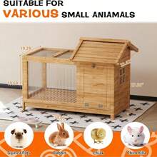 Farm Animal Coop - Natural Wood Color - View 2