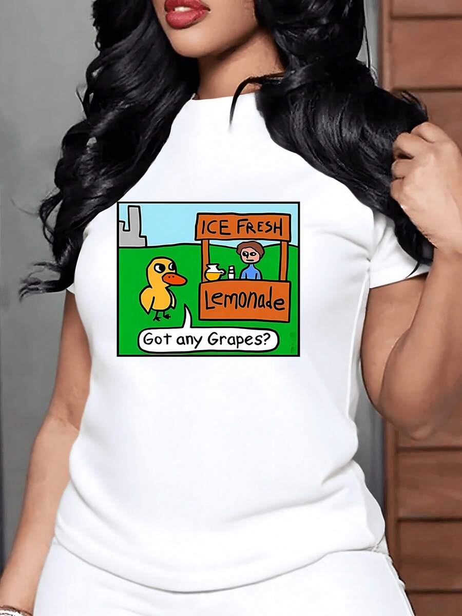 Women T-Shirts - White - View 1