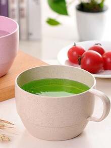 Cốc sữa rơm lúa mì, cốc cà phê, cốc sữa ăn sáng, cốc trà chiều, cốc nước tối giản dành cho cặp đôi. - Nhiều màu - Xem 5