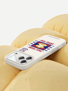 官方授权 Paul Frank 液态硅胶手机壳，卡通猴子字母数字图案全包覆式防摔摄像头保护套，适用于 13/14/15/16/17 Pro Max - 彩色 - 查看 3