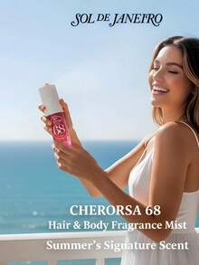 SOL DE JANEIRO Hair & Body Perfume Mist, Women's Perfume, Fragrance Long-Lasting Girlfriend Wife Mother Friend Birthday Graduation Party Travel Camping Outdoors School Campus Trip Festivals Anniversary, Gift Valentine's Day Halloween Thanksgiving Christmas New Year's Day - Cheirosa 68 - Xem 3