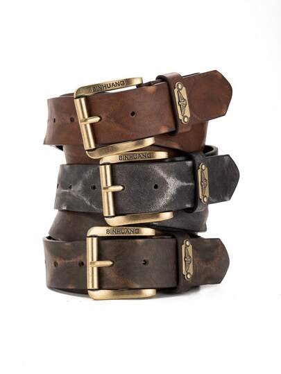 1条新款PU皮皮带，简约休闲中性设计，适合所有季节日常佩戴或作为礼物