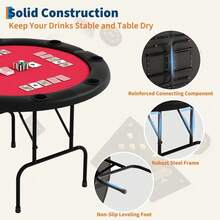 Game Tables - Siyah kenar + kırmızı - Görünüm 4