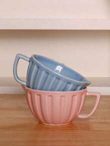 1 个 240 毫升陶瓷烘焙搅拌碗，可用于打蛋、搅拌面糊、烘焙，带倾倒嘴和防滑竖纹，带倾倒嘴和把手，专用于打蛋，家用烘焙碗。 - 烘焙碗 - 查看 2