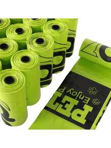 Extra Large Lavender Scented Bags, Thick Leak-Proof Pet Waste Bags, Suitable For Handling Animal Excrement, Made Of PE Material, Green Color, Suitable For Kittens, Puppies, Large And Small Animals - Multicolor - View 8