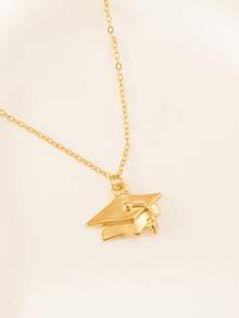 1 chiếc mặt dây chuyền hình mũ tốt nghiệp, quà tặng trang sức mùa tốt nghiệp dành cho thanh thiếu niên và bạn bè. - Kiểu 1 - Xem 3