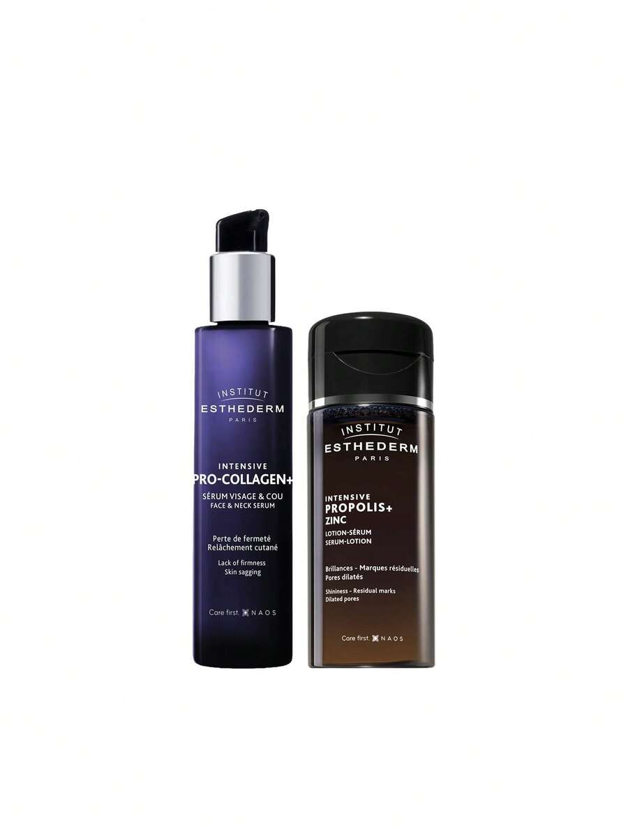Institut Esthederm [Bundle] Intensive Propolis+ Zinc Lotion-Serum 130 Ml + Pro-Collagen+ Serum 30 Ml - Intensive - View 1