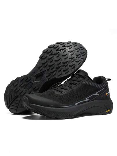 baasploa Men's Hiking Shoes, Breathable Mesh Outdoor Shoes, Lightweight Comfortable Casual Sports Shoes, Anti-Slip & Durable