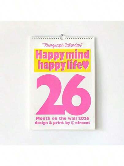 1 Lịch treo tường hoạt hình dễ thương năm 2026 dành cho trẻ em, phong cách Hàn Quốc, kích thước lớn, lịch năm sáng tạo, trang trí nhà cửa cho phòng trẻ em.