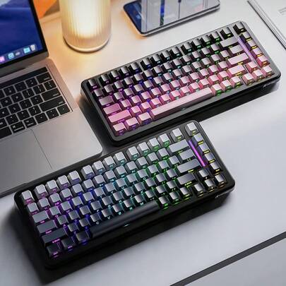 M86 无线机械键盘，蓝牙，RGB，可自定义，电竞侧印键盘