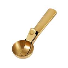 1pc Stainless Steel Ice Cream Scoop With Trigger, Watermelon Seed Spoon, Baking Dough Spoon, Reusable Kitchen Tool, Suitable For Home, Restaurant, Wedding, Party And Dorm Use - Multicolor - View 6