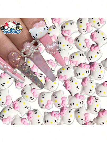 SANRIO 3D Nail Charms For DIY Nails Jewelry Making Nail Art Charms Jewelry Accessories Decoration DIY Craft Phone Case Decoration