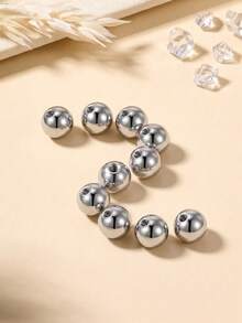 14G 16G Replacement Balls For Piercing Jewelry 10Pcs Externally Threaded 316L Stainless Steel Balls Industrial Barbell Tongue Nipple Navel Belly Button Piercing Rings Parts 3mm 5mm - Light Ball - View 1