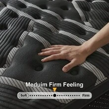 Duchess 12"14"Twin Full Queen King Size Bed Mattress In A Box, Medium Firm Hybrid Pocket Spring Gel Memory Foam Mattress For Motion Isolation & Silent Sleep&Lumbar Support & Pressure Relief - 12寸 - 查看 11