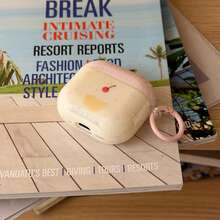 极简樱桃蛋糕设计耳机保护套,兼容 Pro 3、新款 Pro 2、可爱 Apple 4 极简 3 代个性化耳机保护套(1/2 代),女士款 - 粉色 - 查看 11