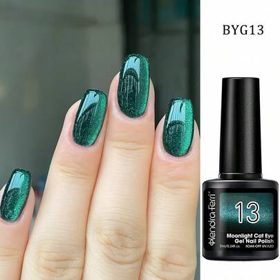 0.24oz Magnetic Cat Eye Nail Polish, Long-Lasting Nail & Foot Care Essential DIY Manicure Tool