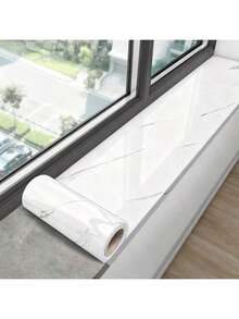 30*300cm Self-Adhesive Aluminum Foil Window Sill Protector – Waterproof, Oil-Proof, Easy To Clean Window Sill Sticker, No Leakage Sill Cover For Home - Multiple Styles - View 2