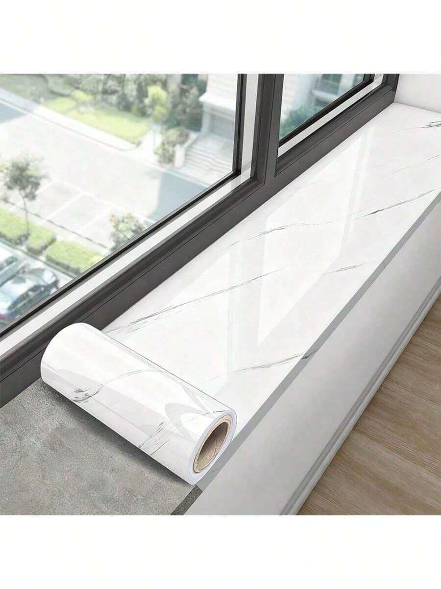 30*300cm Self-Adhesive Aluminum Foil Window Sill Protector – Waterproof, Oil-Proof, Easy To Clean Window Sill Sticker, No Leakage Sill Cover For Home