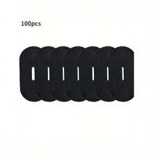 100pcs Anti-Snoring & Teeth Grinding Strips - No Residue Removal, Strong Fixation - Suitable For Snoring, Sleep Apnea, Sensitive Teeth, Breathable Night Patches (Black) - Fit For S Size - 100PCS - View 1