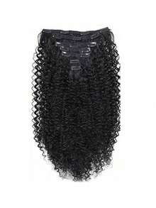 20-Inch Clip-In Hair Extensions Long Hair Extension For Women, Seven-Piece Small Curl Hair Extension, Invisible Seamless Small Wave Hair Extension - Multicolor - View 13