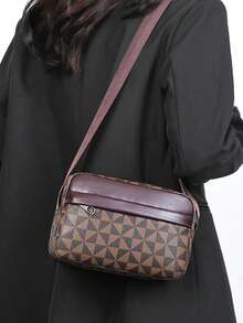 Fashionable Personalized Small Shoulder Crossbody Bag For Women - Brown - View 5