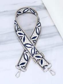 波西米亚风叶子刺绣包带，可调节肩带 - 彩色 - 查看 5