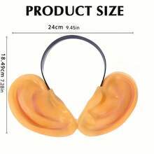 Diadema divertida con orejas de cerdo falsas de zanahoria, cuernos de diablo, accesorio divertido para actuaciones, regalo divertido, regalo para fiestas - Multicolor - Ver 7