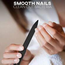 1/3/5pcs Stainless Steel Elbow Nail Clipper Non-Slip Rubber And Plastic Handle Nail Clipper Large Opening Single Clipper Set - B-Black - View 8