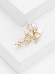 Luxury Enamel Flower Brooches - Elegant Plant Pins For Women Unisex Casual Party Jewelry Accessories / Friends Gifts Badges Decoration - Flower - View 5