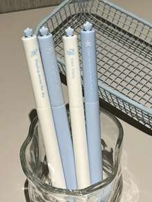 Bộ 4 bút bi gel hình ngôi sao xoay, ruột bút xoay có ngôi sao xanh bật ra khi xoay, văn phòng phẩm hoạt hình dễ thương, sáng tạo dành cho học sinh viết và đánh dấu văn phòng, kiểu dáng bán chạy. - Nhiều màu - Xem 4