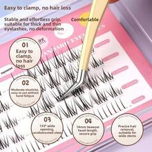 卡通假睫毛镊子 不锈钢加厚假睫毛嫁接工具 不变形 防锈 - 彩色 - 查看 2
