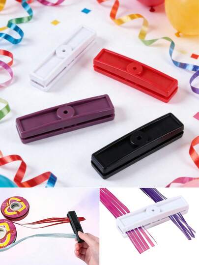 1 pieza Cortador de cinta de plástico, herramienta de corte de papel para manualidades de niños, cortador de envoltura para regalos de fiesta de baby shower, cortador de cinta para decoración de fondo de fiesta de cumpleaños, cortador de papel creativo para niños, herramienta de corte de envoltura de regalo para el 1er cumpleaños, cortador de papel de regalo, decoración de fiesta de dentición de bebé, regalo de cumpleaños de niño, regalo de cumpleaños de niña, recuerdos de fiesta