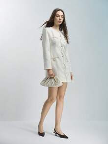 Giày cao gót mũi nhọn thời trang thường ngày dành cho nữ - màu nâu - Xem 4