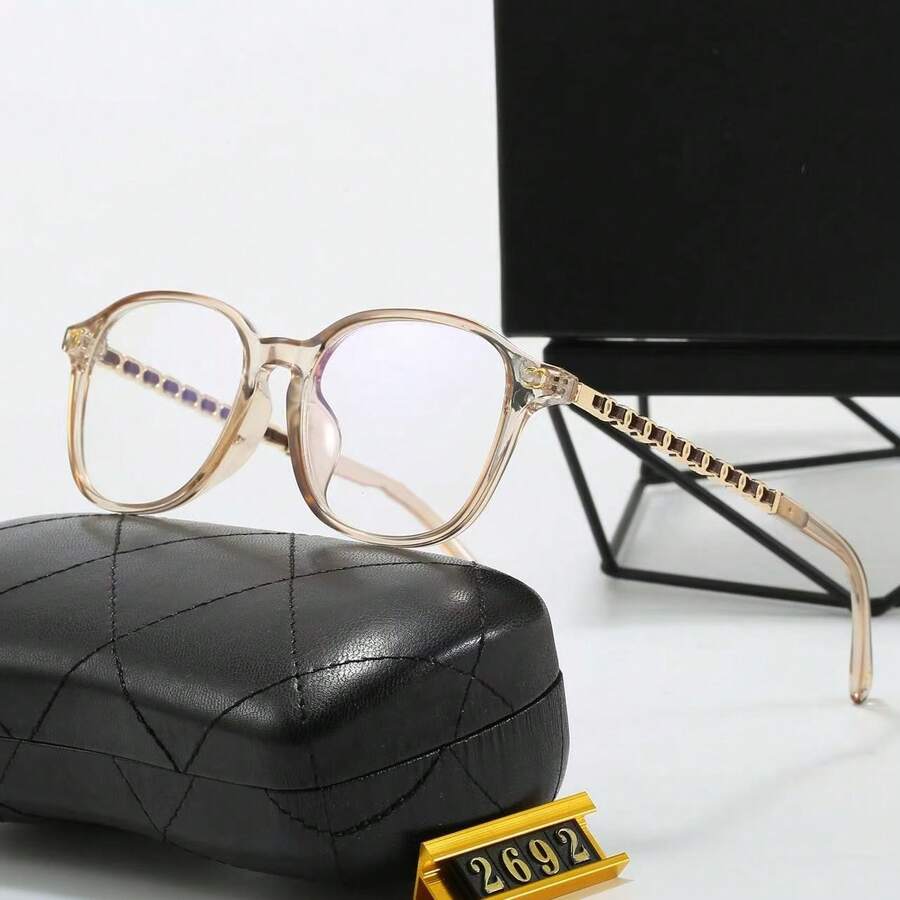 CHLuxury Glasses - Fashion Eyewear For Men & Women,Eyewear For Everyday Looks - Gold - View 1